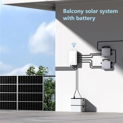 LifePo4 batareyasi bilan balkon quyosh tizimi